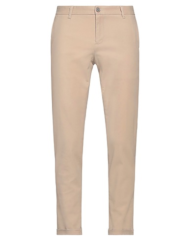 AT.P.CO Casual pants Beige 98% Cotton, 2% Elastane