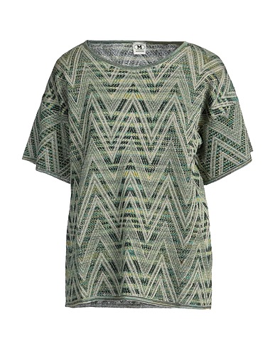 MISSONI Pullover Verde lime 47% Viscosa, 40% Lana, 9% Fibra di metallo, 4% Poliammide