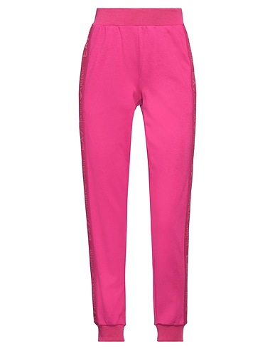EA7 Casual trouser Fuchsia Viscose, Polyamide, Elastane