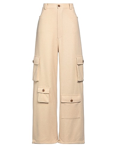 THE FRANKIE SHOP Casual pants Beige 70% Wool, 30% Nylon