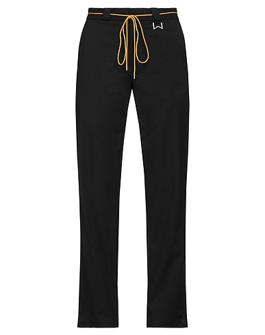 RHUDE Casual trouser Black 63% Polyester, 34% Viscose, 3% Elastane