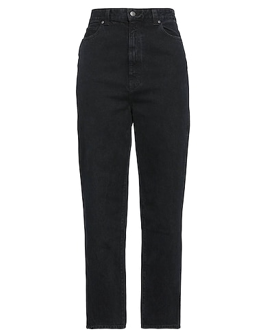 KHAITE Denim trousers Black 100% Cotton
