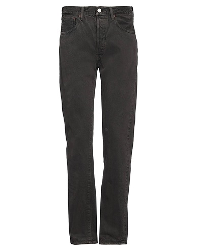 RE/DONE Denim trousers Dark brown 100% Cotton