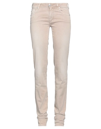 JACOB COHЁN Denim trousers Sand 97% Cotton, 3% Elastane