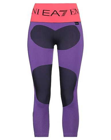 EA7 Leggings Purple 54% Polyamide, 38% Polyester, 8% Elastane