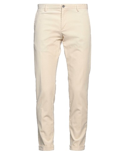 AT.P.CO Casual trouser Ivory 97% Cotton, 3% Elastane