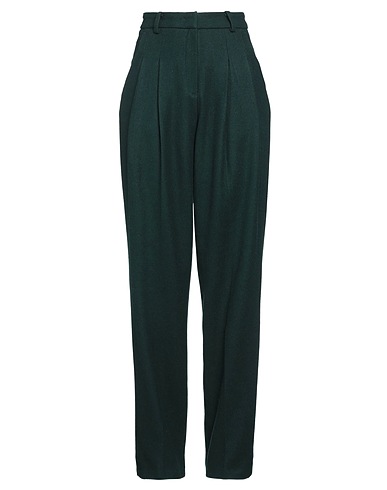 THE FRANKIE SHOP Casual trouser Dark green 60% Wool, 15% Polyester, 15% Nylon, 10% Acrylic