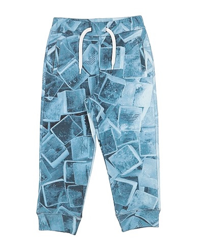 EMPORIO ARMANI Casual trouser Slate blue 100% Cotton