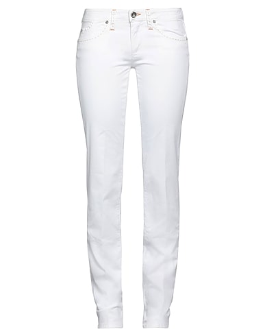 JACOB COHЁN Casual trouser White 96% Cotton, 4% Elastane