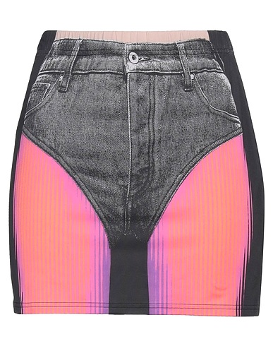 JEAN PAUL GAULTIER x Y/PROJECT Minigonna Rosa 89% Poliammide, 11% Elastan