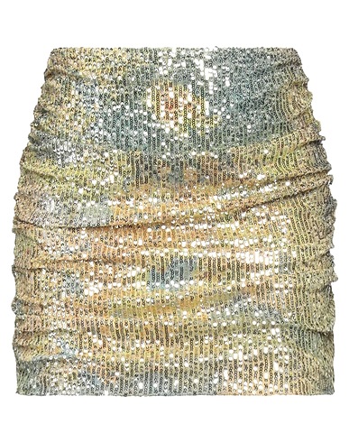 IN THE MOOD FOR LOVE Mini skirt Lime green 100% Polyester