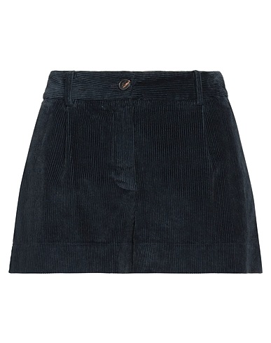 ALESSIA SANTI Shorts & Bermuda Midnight blue 74% Cotton, 26% Linen