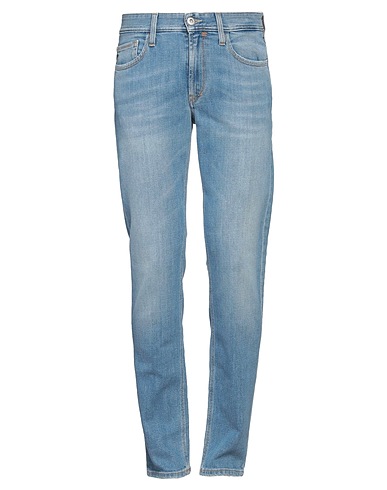 SHAFT Denim pants Blue 99% Cotton, 1% Elastane