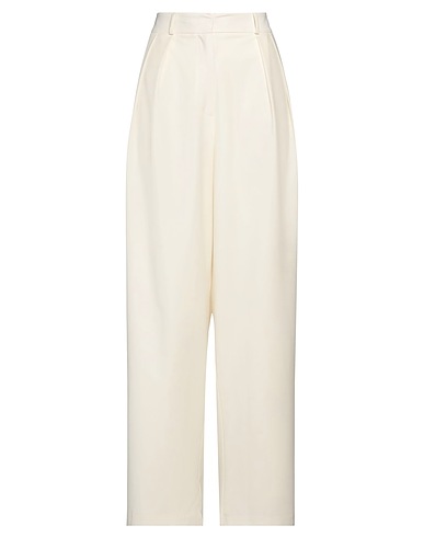 THE FRANKIE SHOP Casual pants Ivory 52% Polyester, 43% Virgin Wool, 5% Elastane