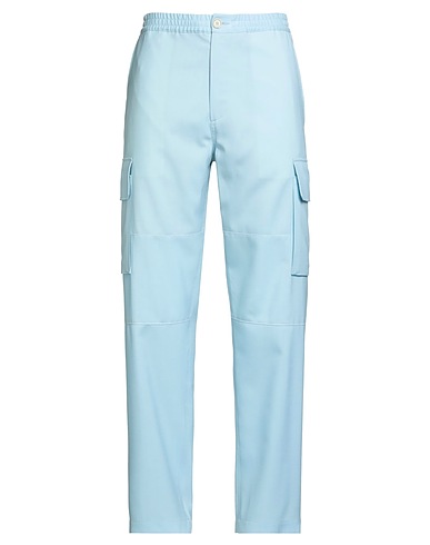 MARNI Pantalone Celeste 100% Lana Vergine