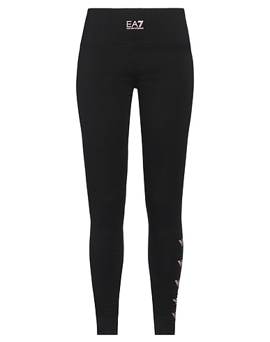 EA7 Leggings Schwarz 92% Baumwolle, 8% Elastan