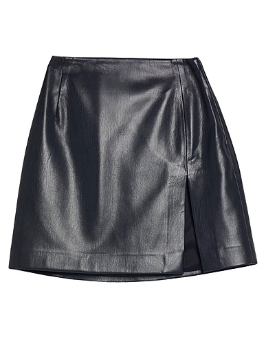 THE ANDAMANE Mini skirt Black 65% Polyester, 35% Polyurethane