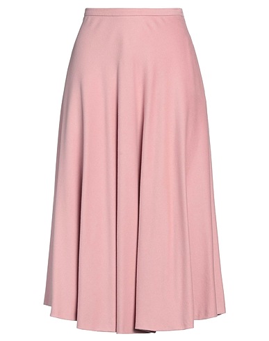MAX MARA Μίντι φούστα Ροζ 100% Καμηλό