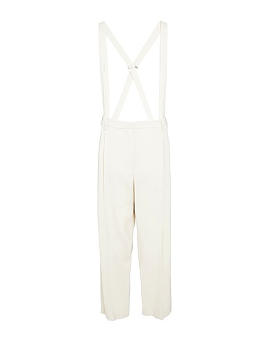BRUNELLO CUCINELLI Casual trouser Beige 55% Viscose, 45% Virgin Wool, Brass