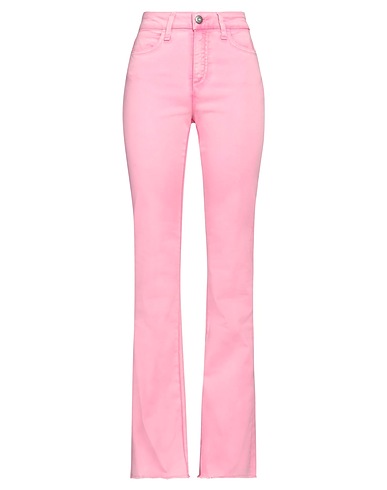 SHAFT Denim trousers Pink 98% Cotton, 2% Elastane