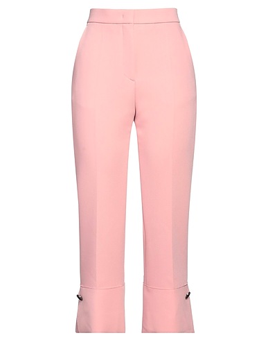 MSGM Pantalon Rose 84% Polyester, 10% Viscose, 6% Élasthanne