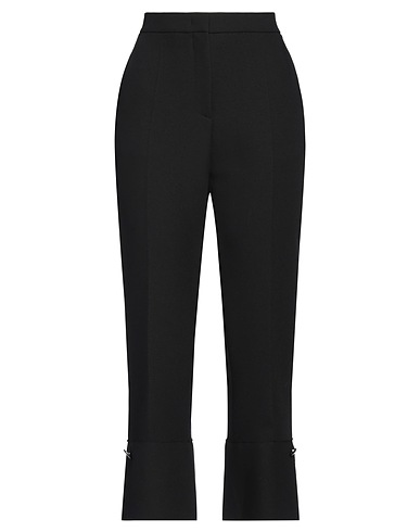 MSGM Casual trouser Black 84% Polyester, 10% Viscose, 6% Elastane