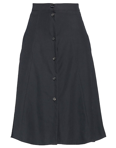 BERWICH Midi skirt Midnight blue 90% Polyester, 10% Polyamide
