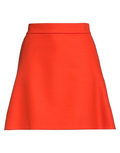 FABIANA FILIPPI Mini skirt Orange 53% Polyester, 43% Virgin Wool, 4% Elastane