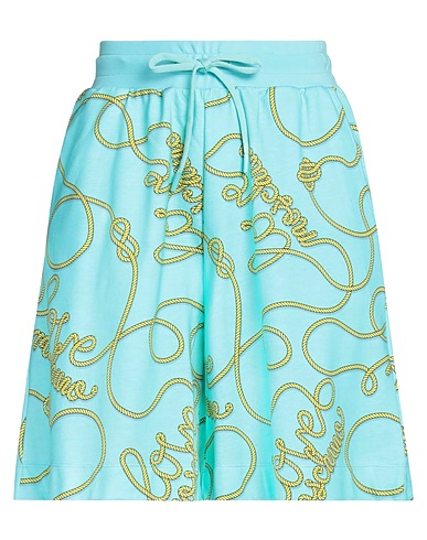 LOVE MOSCHINO Shorts & Bermuda Sky blue 100% Cotton