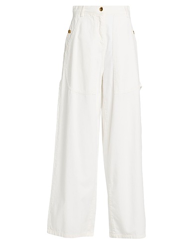 ETRO パンツ ホワイト コットン 100%