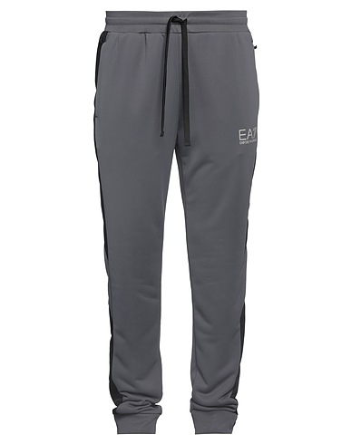 EA7 Casual pants Grey 100% Polyester, Elastane