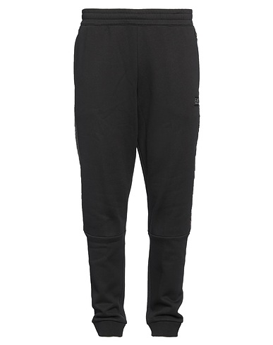 EA7 Casual trouser Black 84% Cotton, 16% Polyester