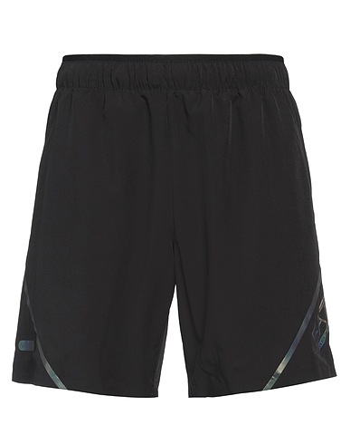 EA7 Shorts & Bermuda Black 87% Polyester, 13% Elastane