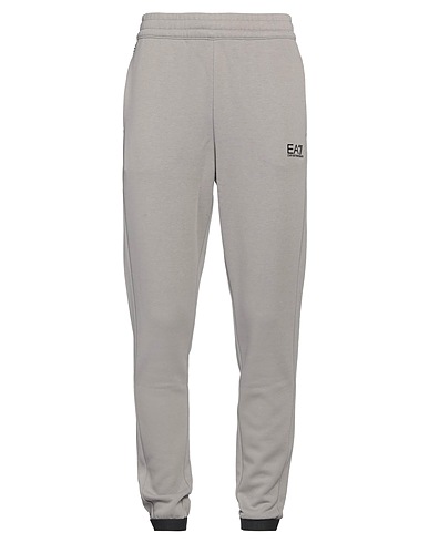 EA7 Pantalone Grigio 72% Cotone, 28% Poliestere