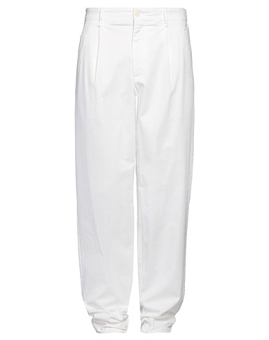 GIORGIO ARMANI Pantalone Bianco 97% Cotone, 3% Elastan