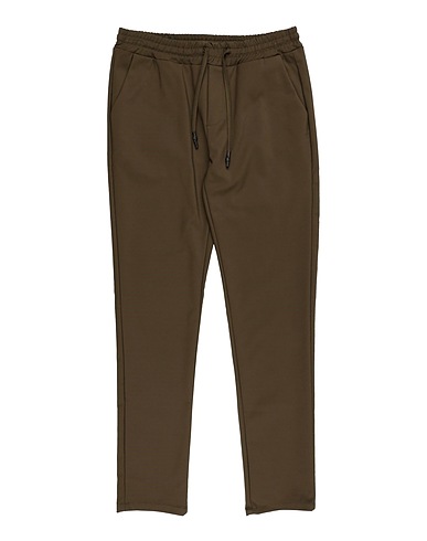 NUMBERS. Pantalone Verde scuro 50% Cotone, 46% Nylon, 4% Elastan