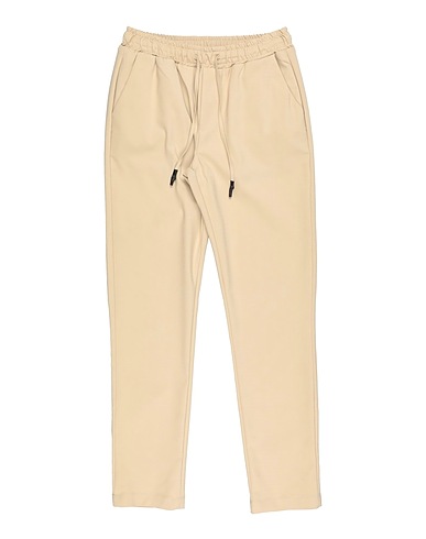 NUMBERS. Casual trouser Beige 50% Cotton, 46% Nylon, 4% Elastane