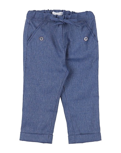 LE COCONNÉ Casual pants BLU 100% Linen