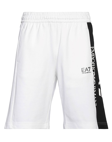 EA7 BOTTOMWEAR White 100% Cotton