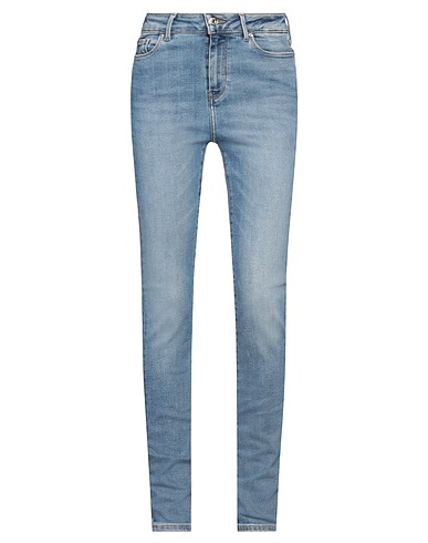 TOMMY HILFIGER Denim trousers Blue 94% Cotton, 4% Elastomultiester, 2% Elastane