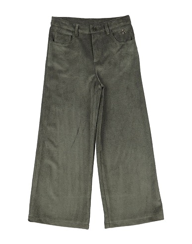 SHOPART Pantalone Verde militare 100% Viscosa