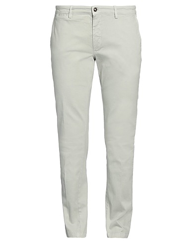 EXIGO Casual trouser Light grey 97% Cotton, 3% Elastane