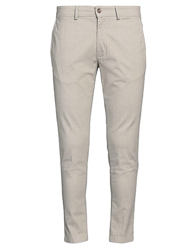 EXIGO Casual pants Beige 97% Cotton, 3% Elastane