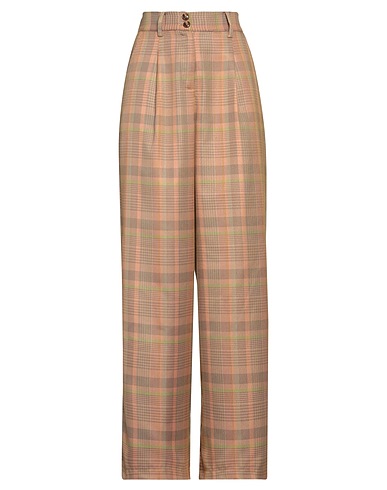 FRNCH Casual trouser Camel 98% Polyester, 2% Elastane