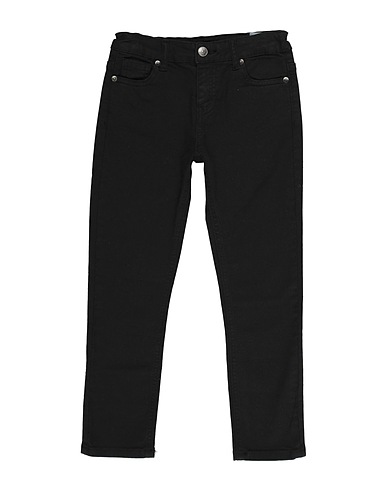 KONTATTO Denim trousers Black 98% Cotton, 2% Elastane