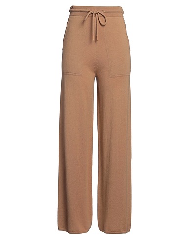 MAX MARA Pantalone Cammello 70% Lana, 30% Cachemire
