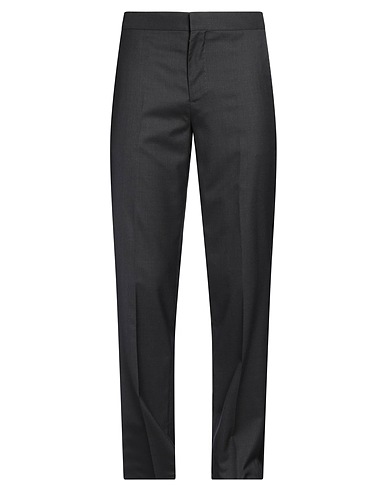 BRUNELLO CUCINELLI Casual trouser Charcoal 85% Virgin Wool, 15% Silk