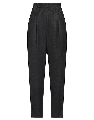 WINDSOR. Casual trouser Charcoal 97% Virgin Wool, 3% Elastane