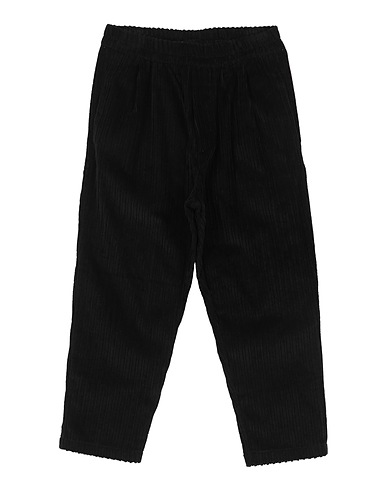 BRIAN RUSH Casual trouser Black 100% Cotton