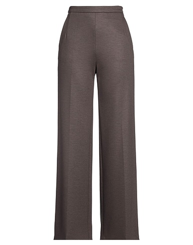 WINDSOR. Casual pants Chocolate brown 61% Wool, 37% Polyamide, 2% Elastane